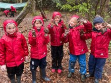 Rainy Forest School